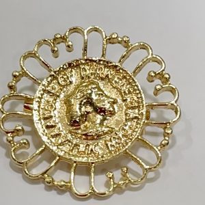 Broche moneda pequeña