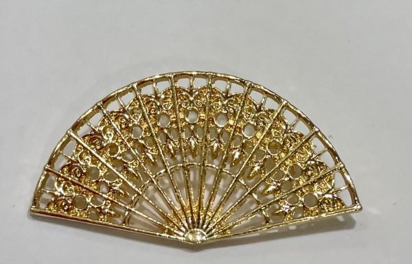 Broche abanico mediano