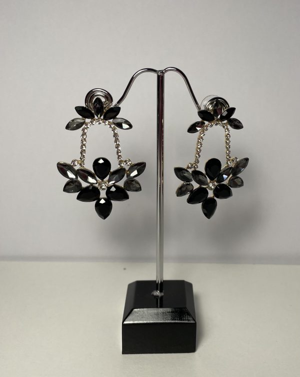 Pendiente luxury negro