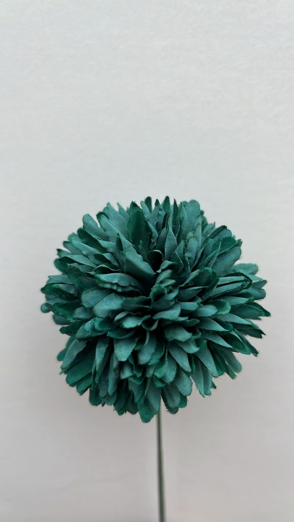 Pompón verde esmeralda