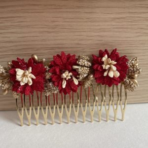 Peina combinada roja