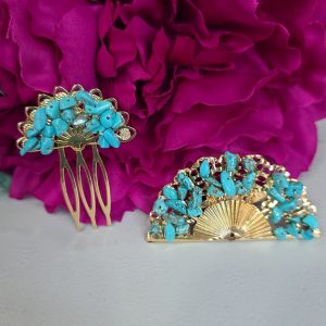 Broche piedras agua