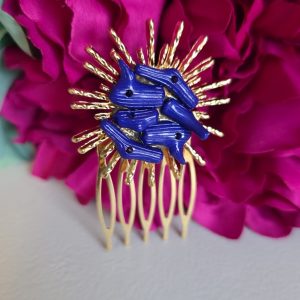 Peinecillo sol azul pavo
