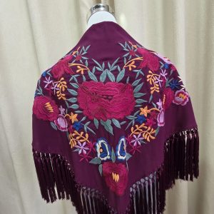 Mantoncillo amapola berejena al tono