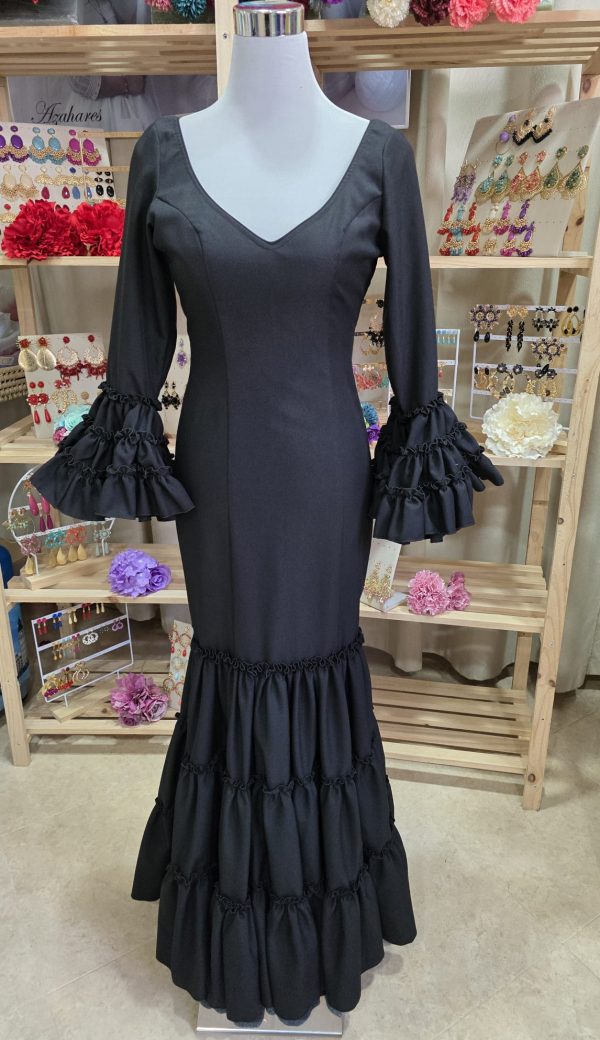 Traje de Flamenca Sevilla Negro