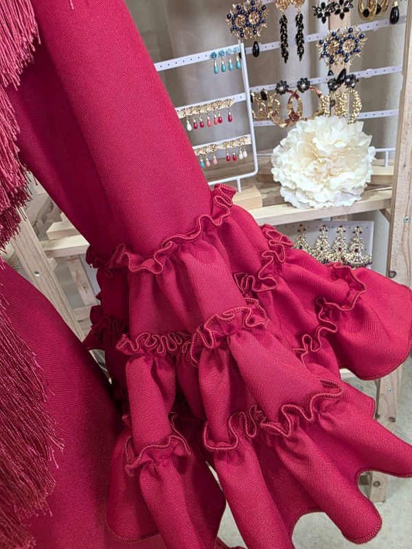 Vestido Sevilla Rojo Pasión - Imagen 3