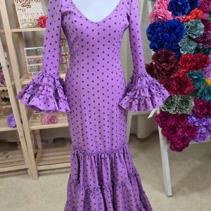 Vestido lila lunar nazareno