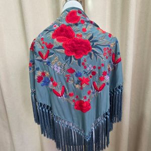 Mantoncillo bulería empolvado/rojo