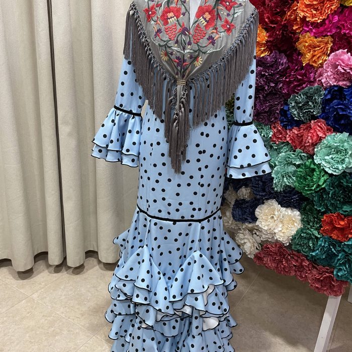 Alegría celeste lunar negro bielástica