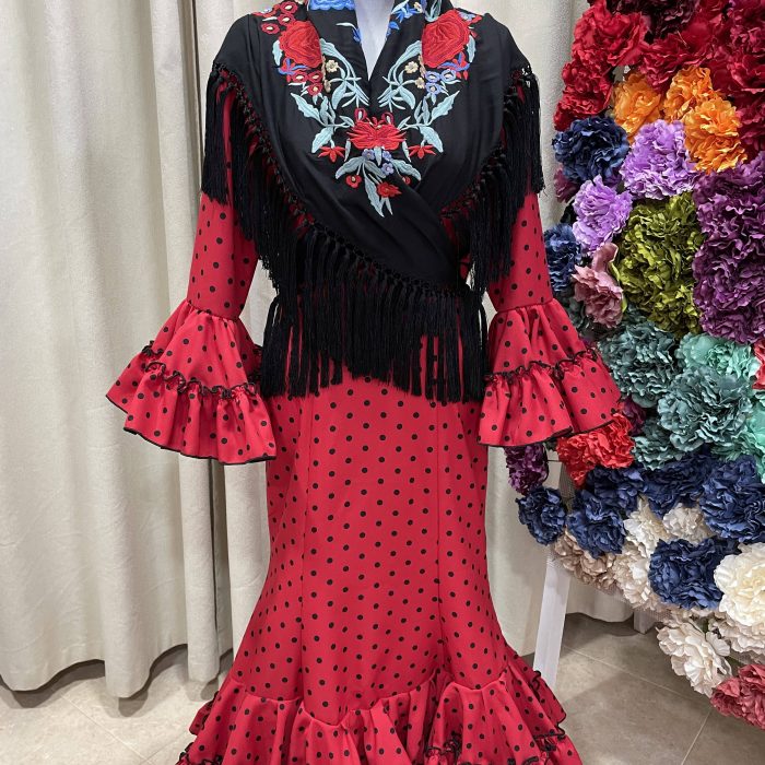 Ángela rojo lunar negro