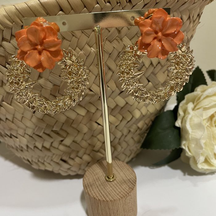 Argolla Beatriz mandarina