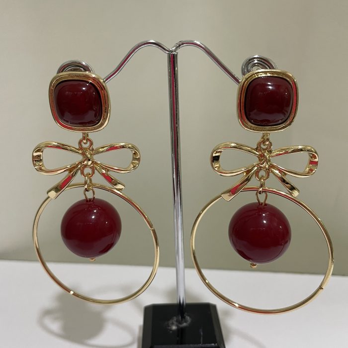 Argolla lazo granate