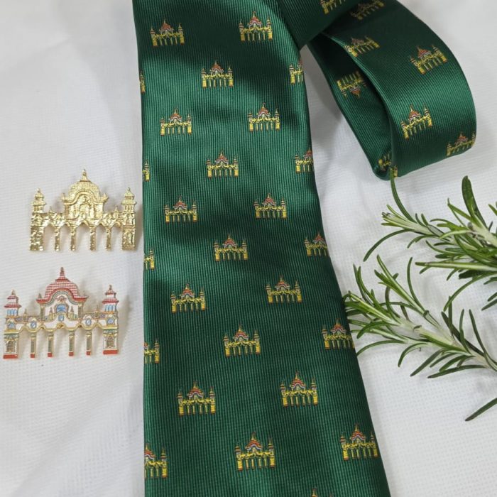 Corbata portada verde