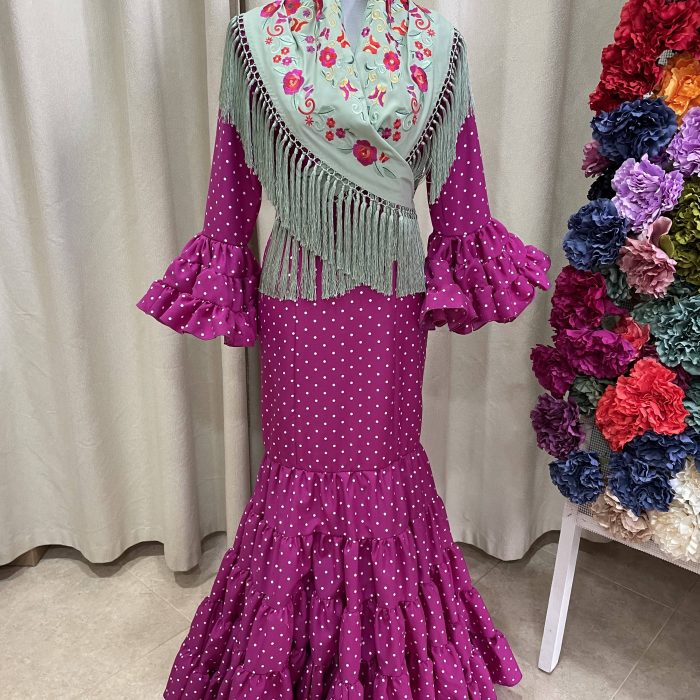 Huelva buganvilla lunar blanco