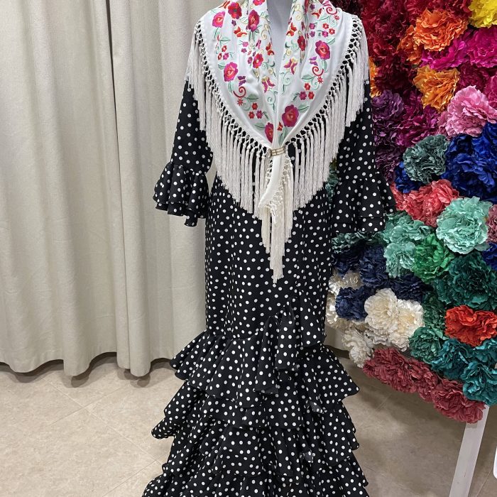 Lola negro lunar blanco