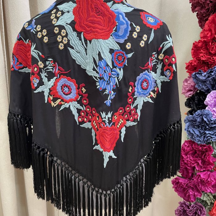 Mantoncillo Alma negro y rojo