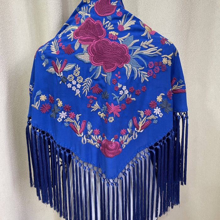 Mantoncillo Bulería azul pavo