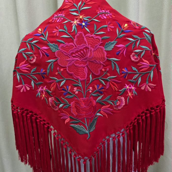 Mantoncillo Elena rojo