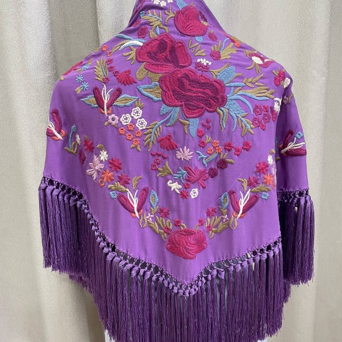 Mantoncillo Bulería lila y buganvilla