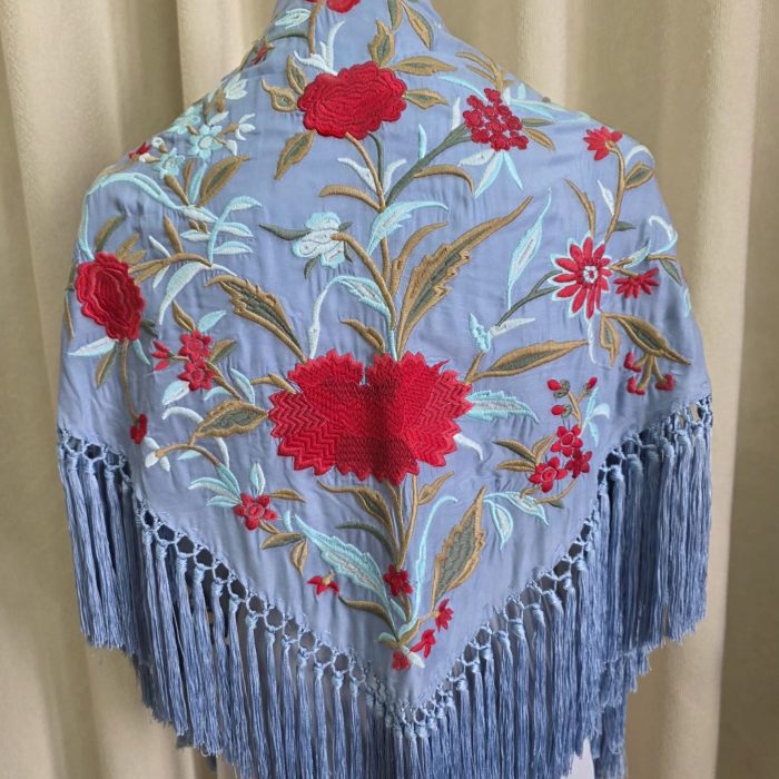 Mantoncillo Primavera celeste