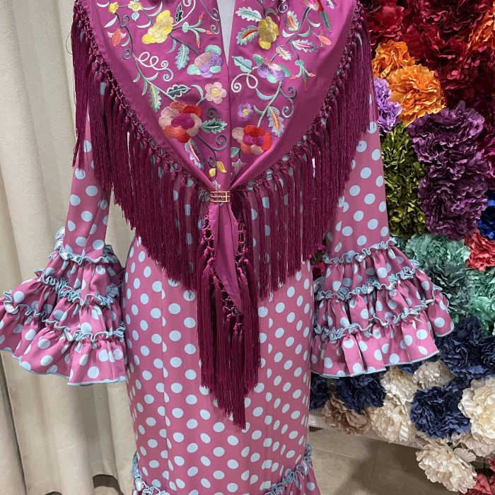 Sevilla chicle y celeste bielástica