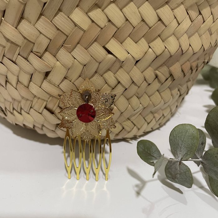 Peinecillo flor diamante