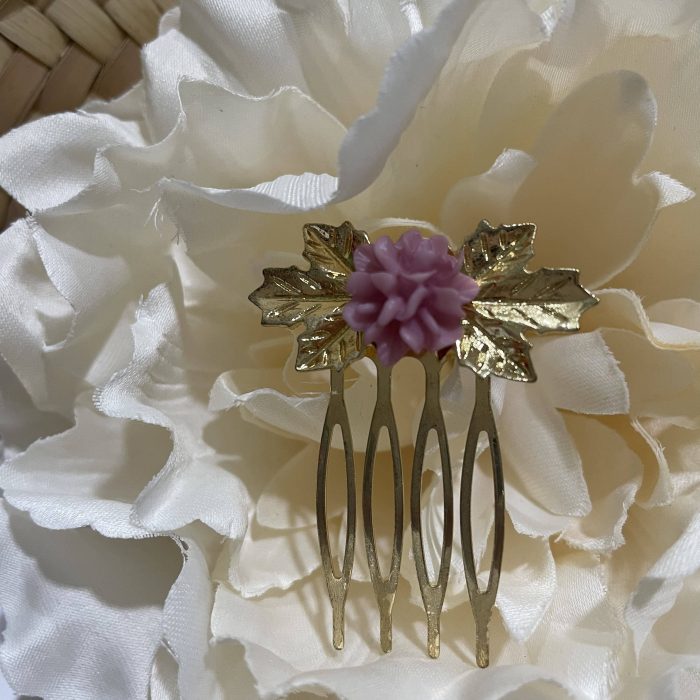 Peinecillo flor maquillaje