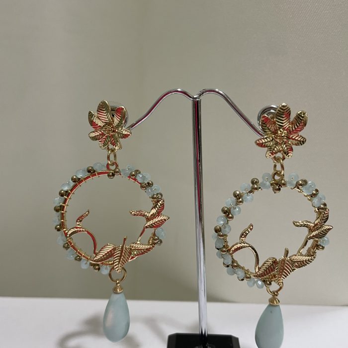 Pendiente Ana celeste