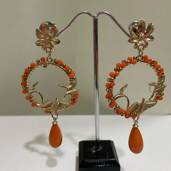 Pendiente Ana naranja