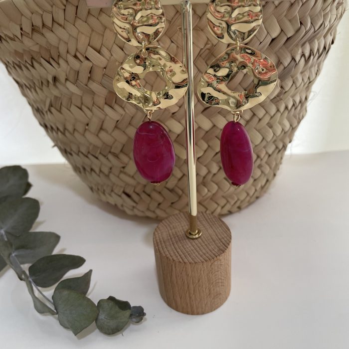 Pendiente Dina buganvilla