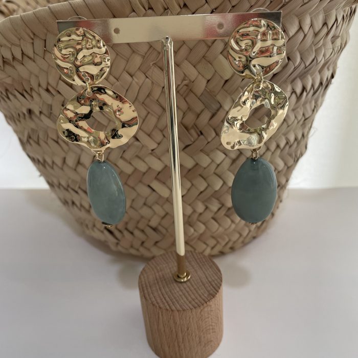 Pendiente Dina empolvado