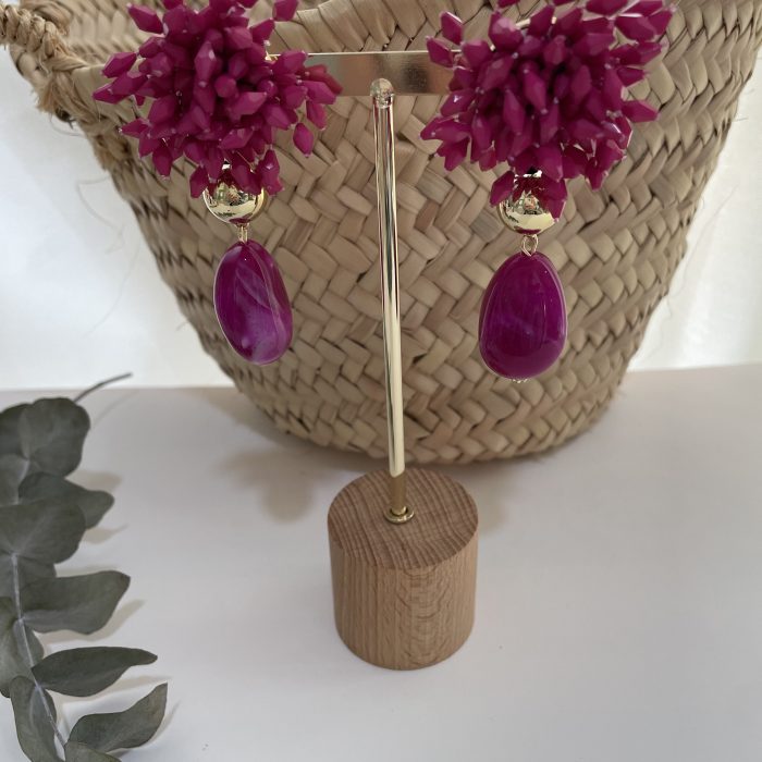 Pendiente Eva buganvilla