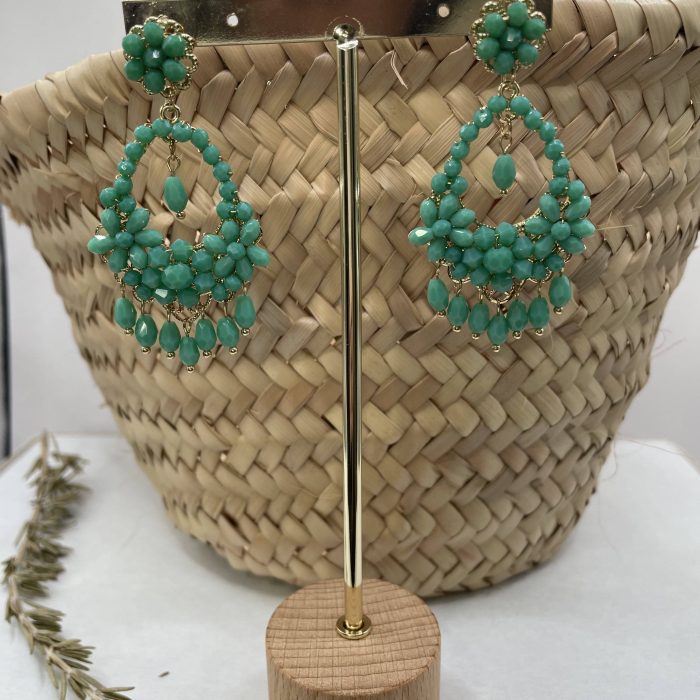 Pendiente Fabiola verde agua