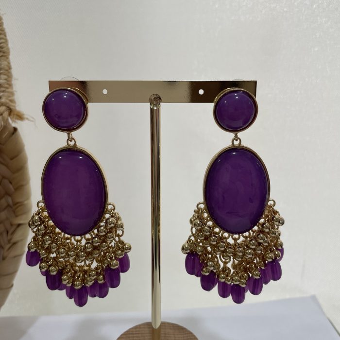 Pendiente doble fleco nazareno