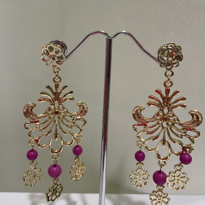 Pendiente Estrella buganvilla