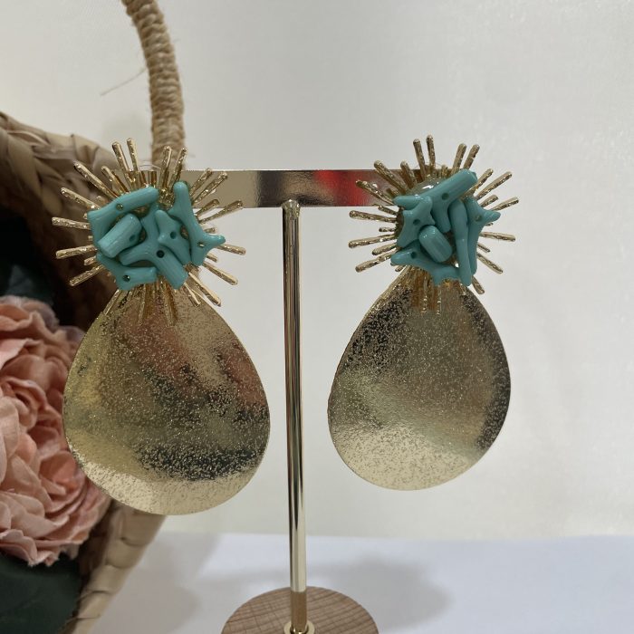 Pendiente Paula turquesa