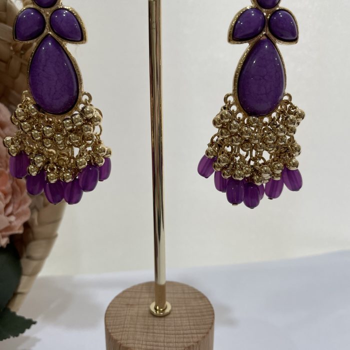 Pendiente trébol fleco nazareno