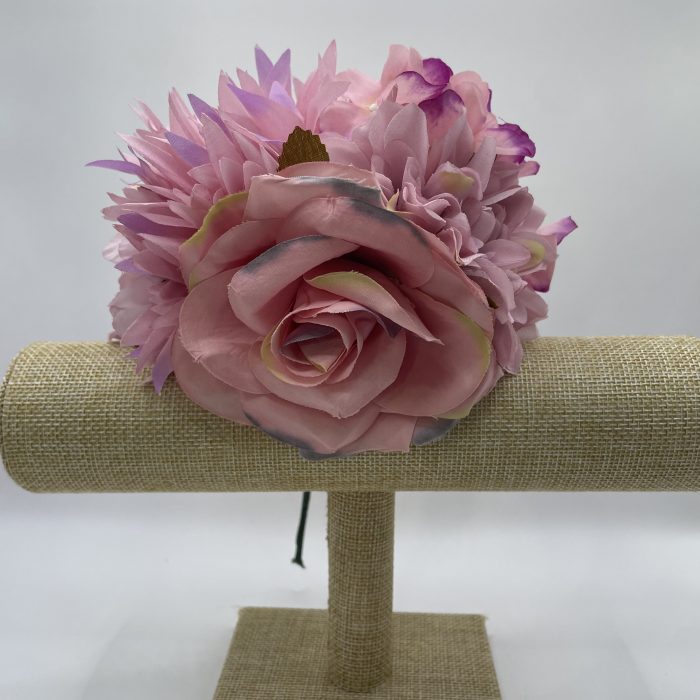 Ramillete redondo rosa