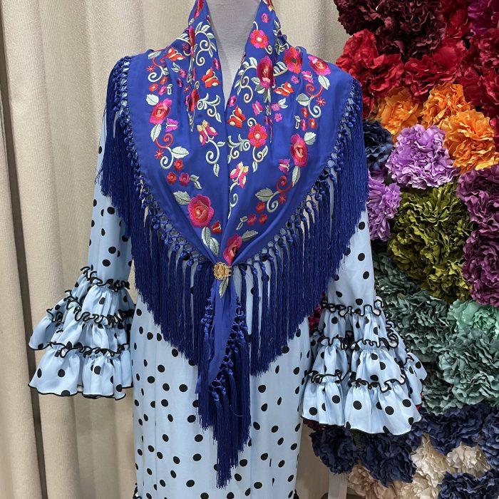 Sevilla celeste lunar negro bielástica