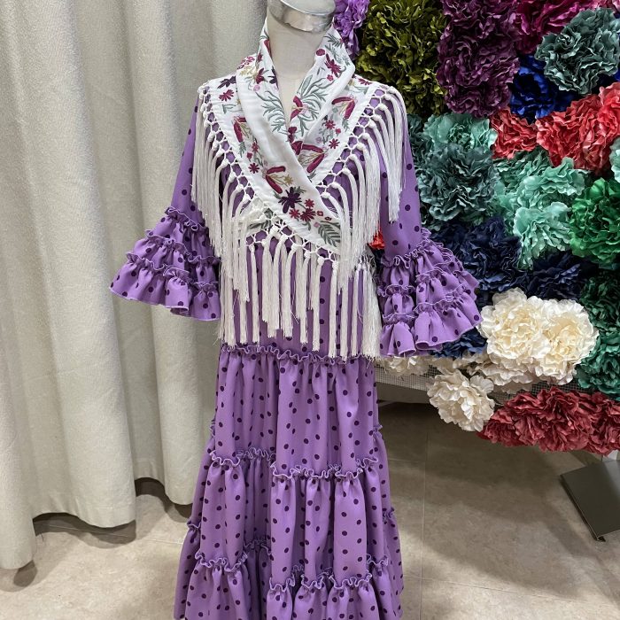 Sevilla lila lunar al tono