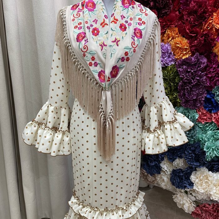 Triana beige y tostado bielástica